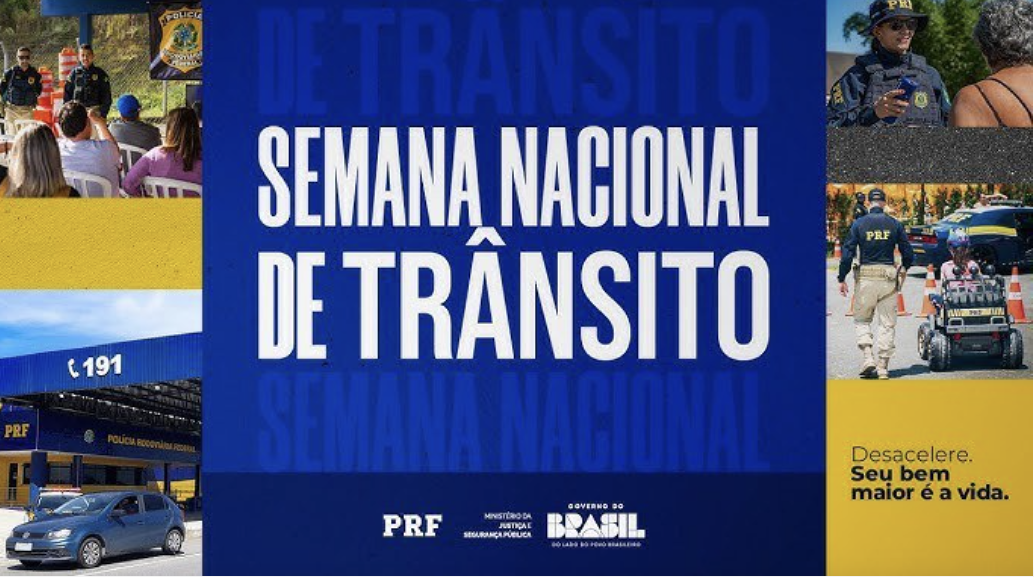 Imagem sobre a semana Nacional de Trânsito