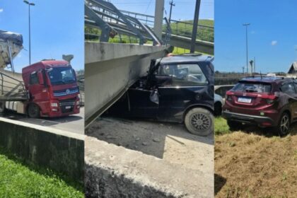 Uma passarela desabou após ser atingida pela caçamba de um caminhão na BR-116, em Magé (RJ), esmagando um carro e matando o motorista. A rodovia ficou totalmente interditada. O caso reacende o debate sobre segurança de estruturas rodoviárias e a importância de manutenção, fiscalização e prevenção para quem vive da estrada.
