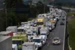 HELCOMB SÃO PAULO/SP 25/05/2018 DESABASTECIMENTO ECONOMIA Greve dos caminhoneiros provoca desabastemineto de alimentos e combustíveis em São Paulo.