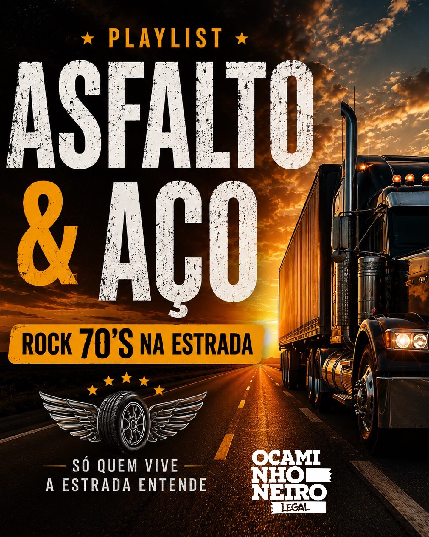 Capa Playlist Asfalto e Aço CL