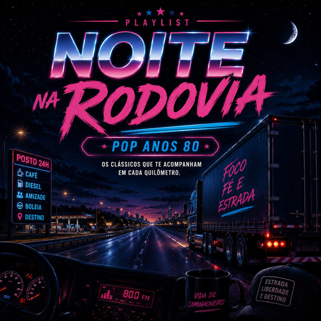 Pop Anos 80 na boleia: playlist nova pra quem gosta de viajar animado